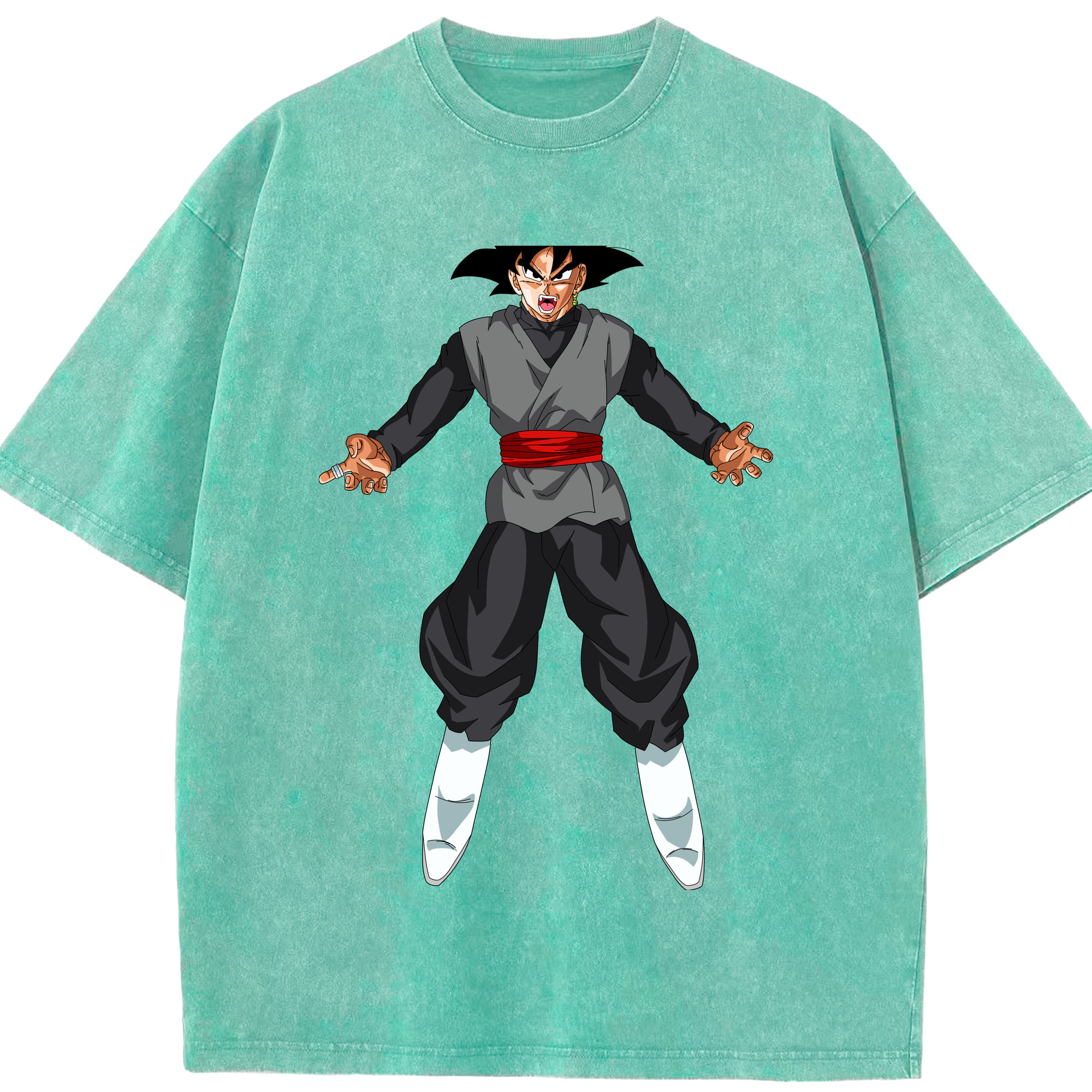 （画像用） ドラゴンボール ベジータ四世（Bejīta Yonsei）DRAGON BALL Vegeta IV 綿100% ヴィンテージ風 半袖Tシャツ（フロントプリント）